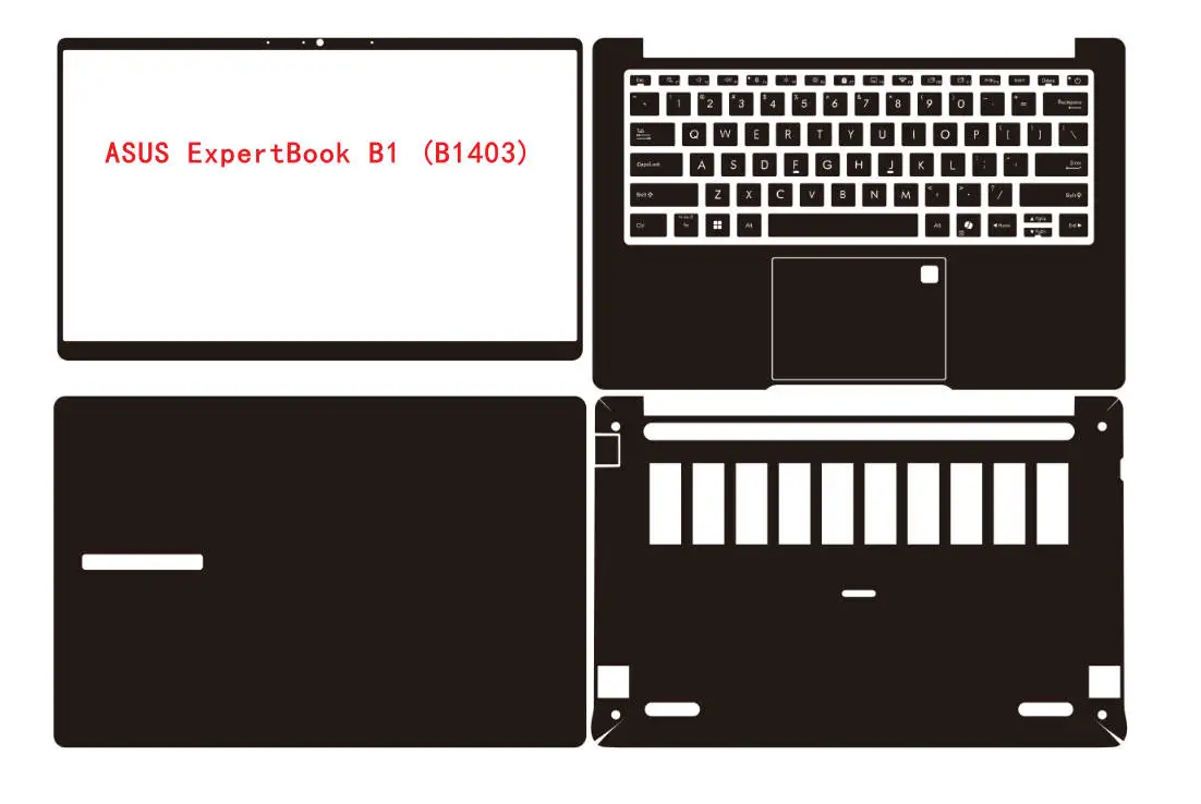 ASUS ExpertBook B1 B1403 P1463CVA ExpertBook BM1 BM1403CDA BM1403 용 전신 노트북 비닐 데칼 커버 스티커 스킨 프로텍터