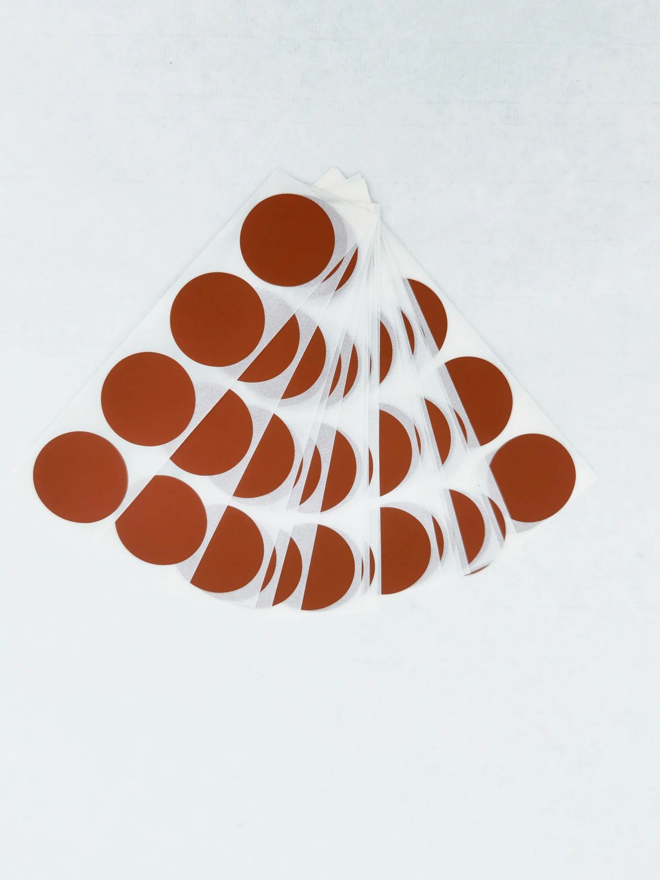 100PCS 25mm "1" Inch Round Circle Scratch Off Stickers For DIY Lucky Promotional Game Gift Cards