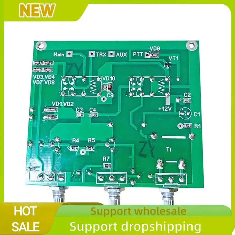QRM Canceller Eliminator X-Phase 1.8-30Mhz Band PTT Control Finished Eliminator Board Built-In PTT Control Easy To Use
