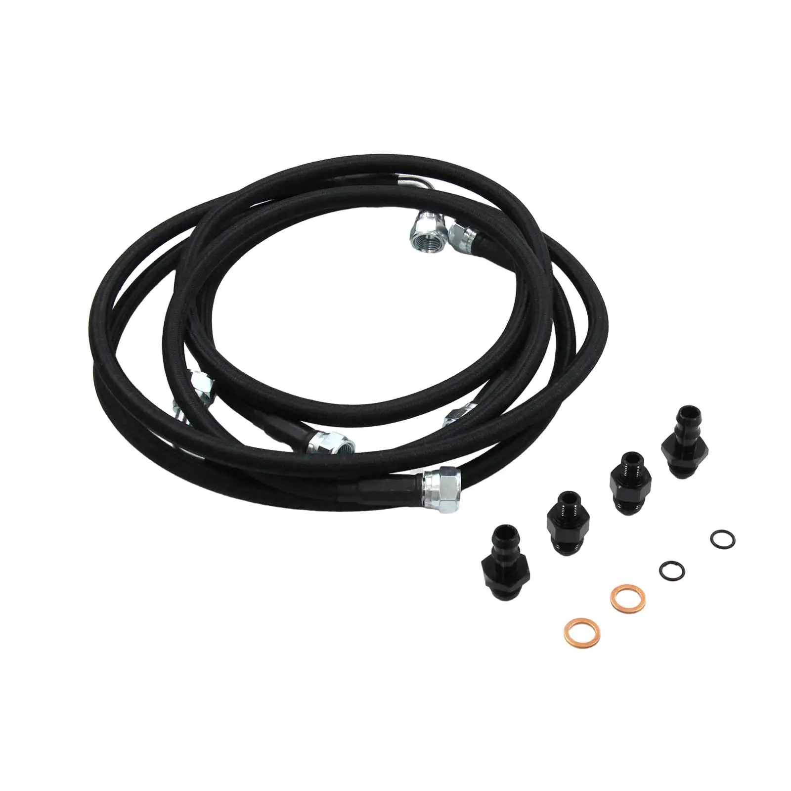 

Transmission Cooler Hose Line Kits Accessory for 2003-2007 5.9L 48RE