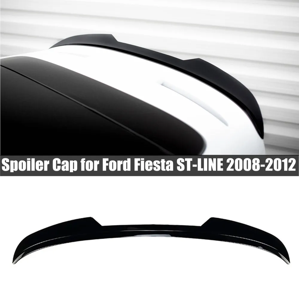 

ABS Spoiler Cap Maxton Style Rear Wing Add-on Rear Lip Spoiler Decoration Accessories for Ford Fiesta ST-LINE MK7 Only 2008-2012