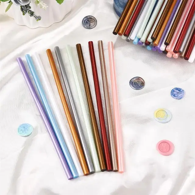 Kit Sigilli Ceralacca - 15 Bastoncini E Pistola Per Colla, Per Inviti E Buste - Foto 6