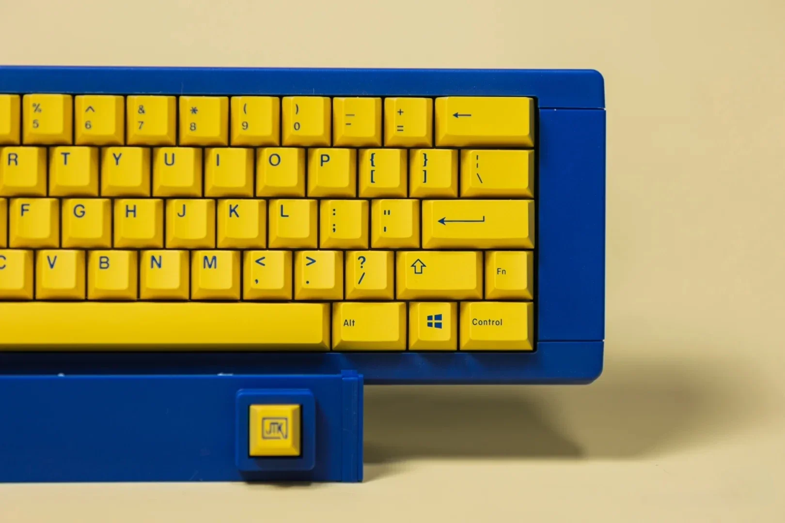 Jtk Ikey-amarelo Azul Tema Keycap Grupo Cores Abs Custom Keyboard Cap Cereja Perfil Key Cap Acessório Teclado Mecânico - Imagem 6