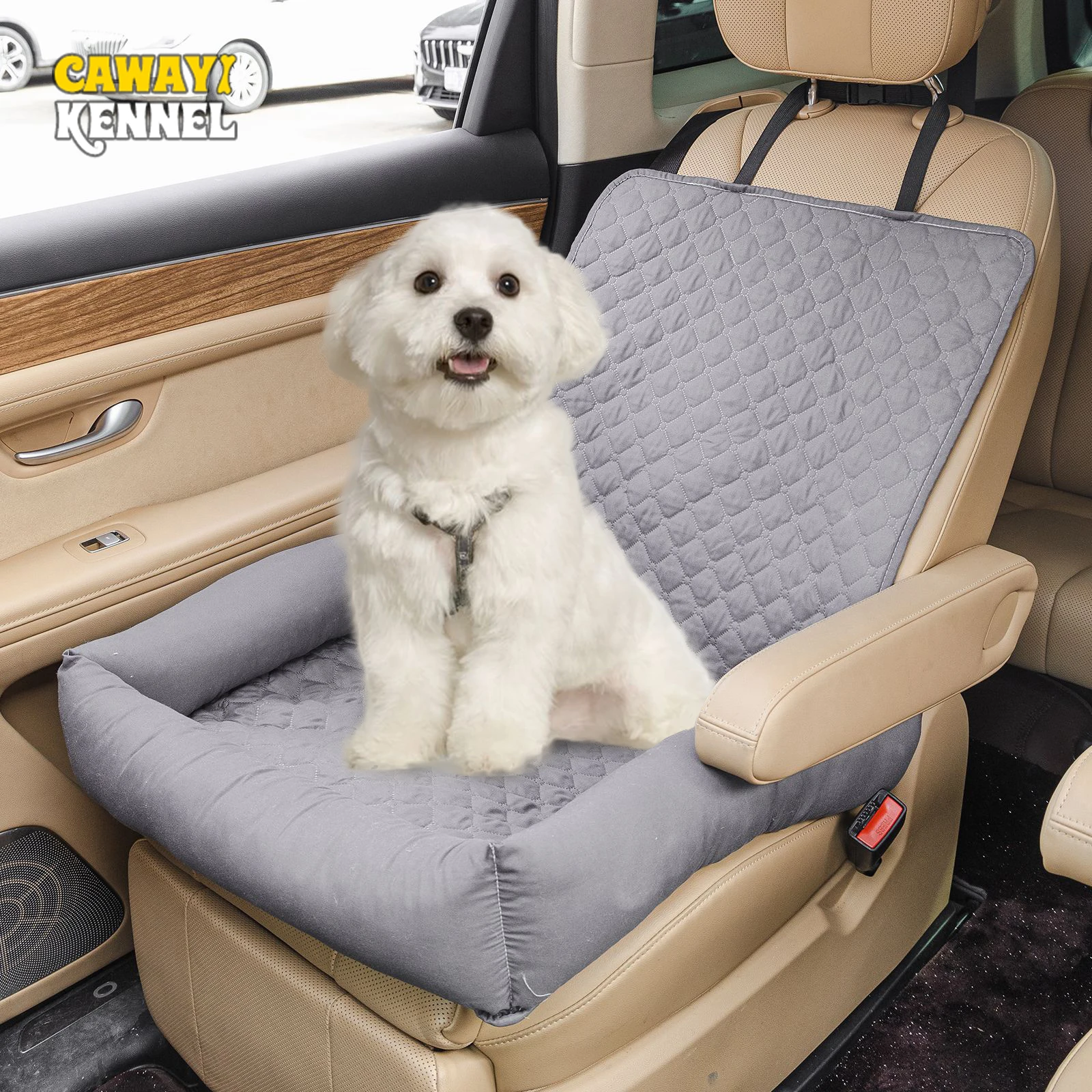 Waterproof Oxford Car Travel Dog Mat Durable Scratch-Resistant Pet Carriers Dog Car Seat Cover for Rides Easy To Clean 1 pc
