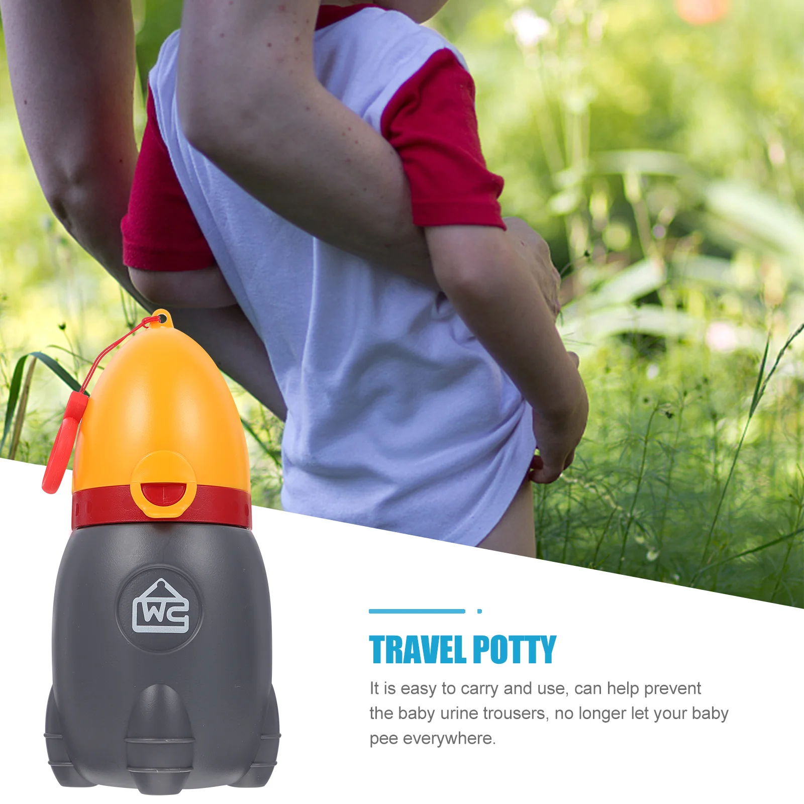 Portable Urinal Emergency Toilet Car Pee Cup Bottle Tpe Travel Potty for Kids Baby Boy 3