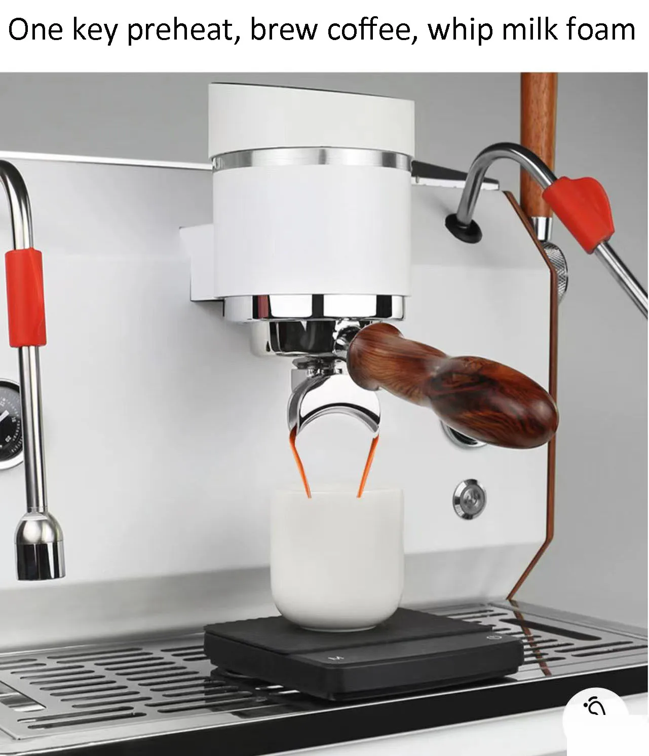 Multi-functional Tea And Coffee Machine Coffee Maker High Power 3500W Commercial Espresso Coffee Machine With Steamer Cappuccino 6