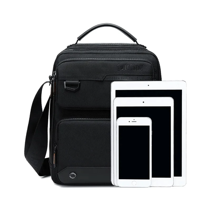 고품질 브랜드 남성 메신저 가방 비즈니스 남성 어깨 가방 패션 핸드백 남성 가방 방수 bolso hombre