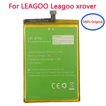 New 100% Original BT5702 3.8V 5000mAh Phone Battery For LEAGOO Leagoo Xrover BT-5702 BT 5702 Mobile Phone Battery Bateria