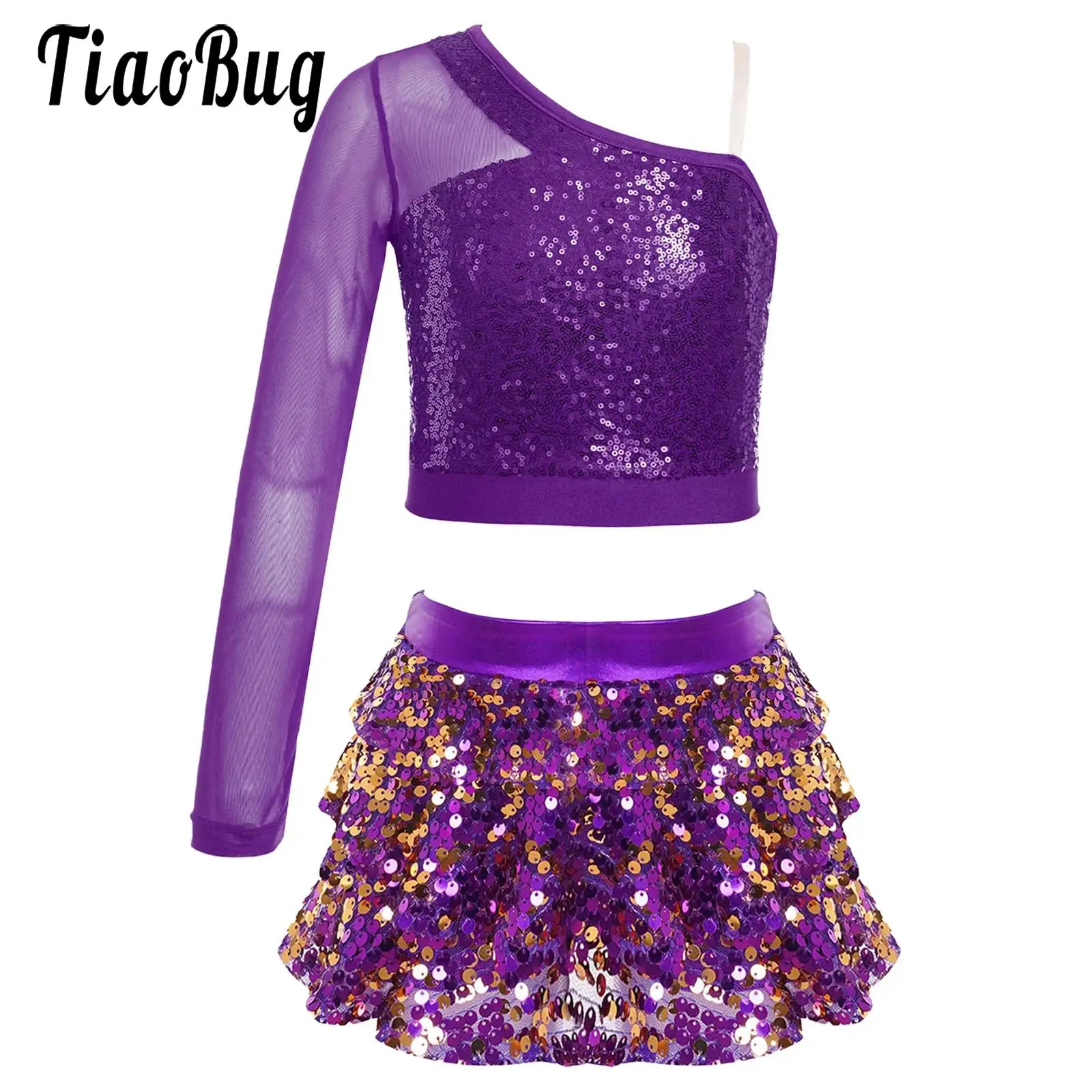 Ditto Dancewear Children's Cotton Lycra Crossover - Jacaranda* main image 1