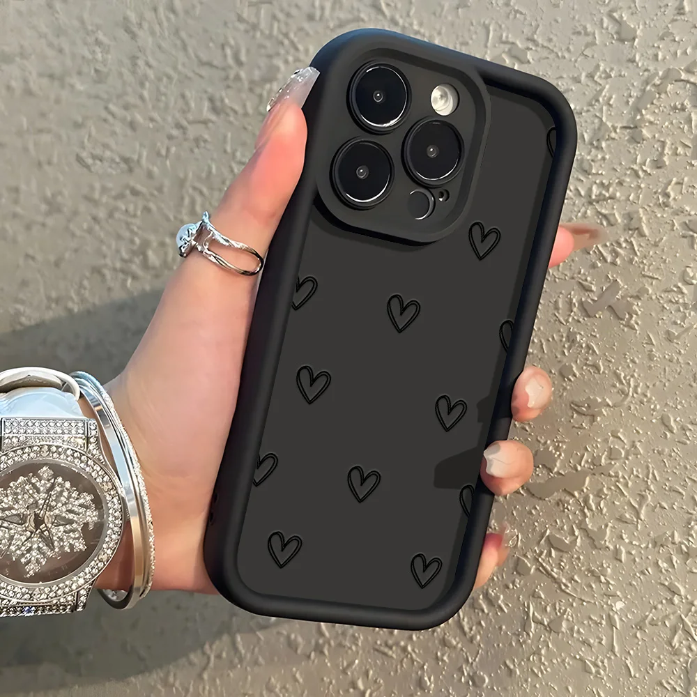 For Infinix Smart 8 9 7 6 5 Case Tecno Spark Go 2024 2023 2020 2021 2022 20 Pro Plus 20C 10 10C 8C Cases Love Heart Phone Covers