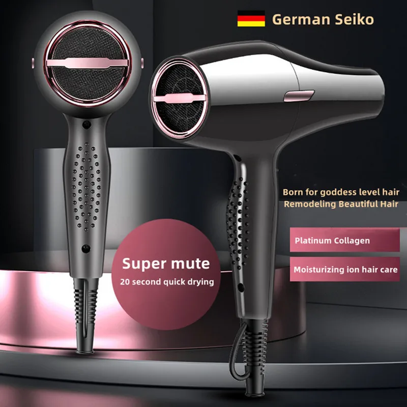 20 Second Fast Drying Hair Salon Hair Dryer, High-Speed Electric Turbine With Strong Airflow Suitable For Home Salon 2300W 2