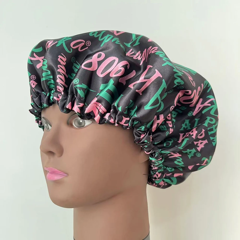 Black Nightcap/Shower Cap Sorority Sisters Association College Party Gifts for Women 2