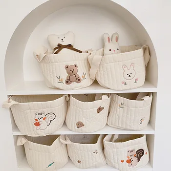 Embroidered Baby Diaper Caddy 1