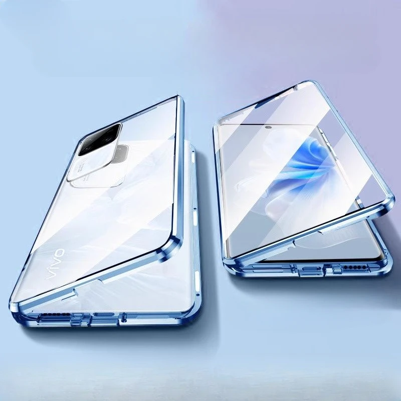 

Двустороннее зеркальное стекло для Vivo S18 Pro S18E, Магнитный чехол с полной защитой на 360 ° для VIVO S18Pro S18e, защитный чехол