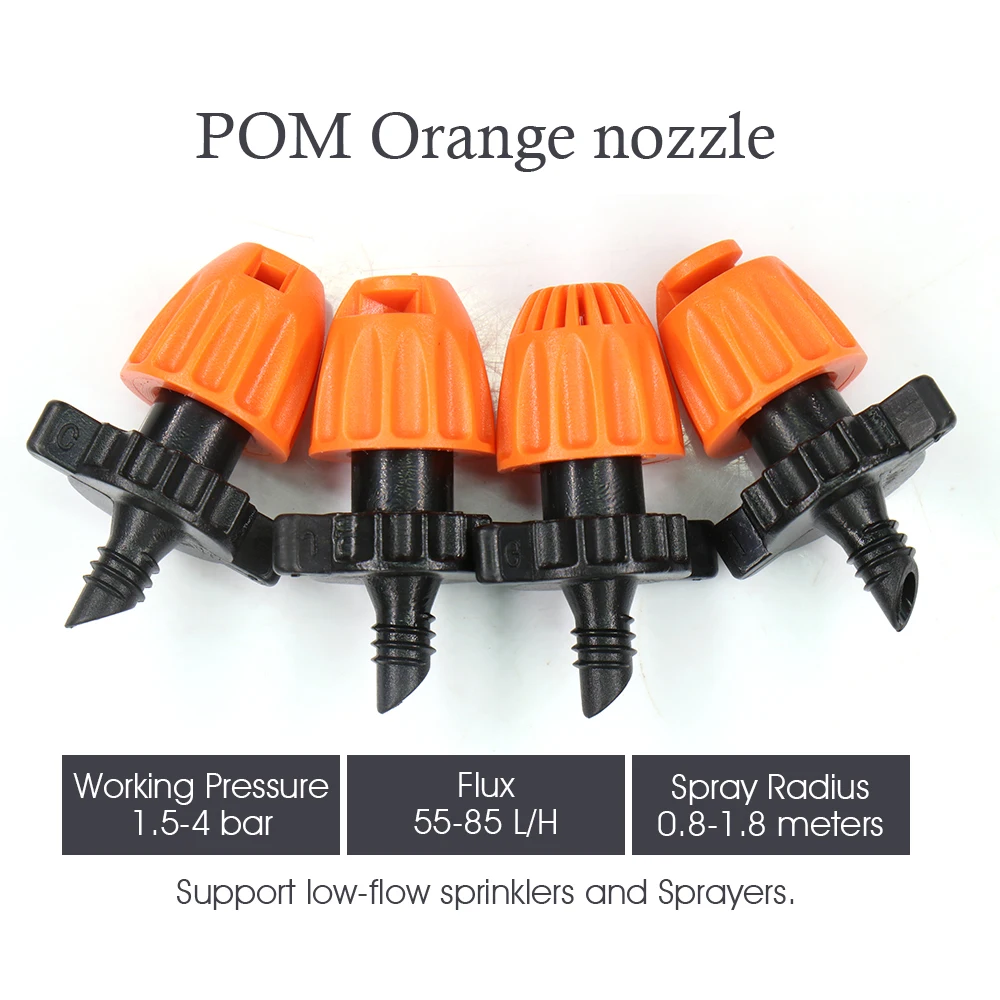 90&deg;/180&deg;/360&deg; Garden Irrigation Spraying Sprinkler Misting Nozzle 20pcs For 5mm Thread Barb Coupling Joint For Bonsai Lawn Yard garden sprinkler plants irrigation kits irrigation sprinklers garden irrigation nozzle drip irrigation sprinklers garden sprayer nozzles
