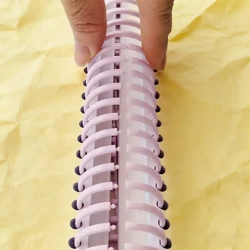 10pcs 대용량 마크론 컬러 바인더 바인딩 코일 30mm * 30회전 A4 플라스틱 절단 가능 PP 탄성 내구성 버클 링