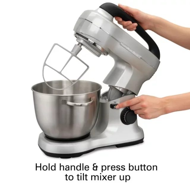 Hamilton Beach Electric Hand Mixer, 6 Speeds + Stir Button, 300 Watts of  Peak Power for Powerful Mixing, Includes Whisk and Storage Clip, Black