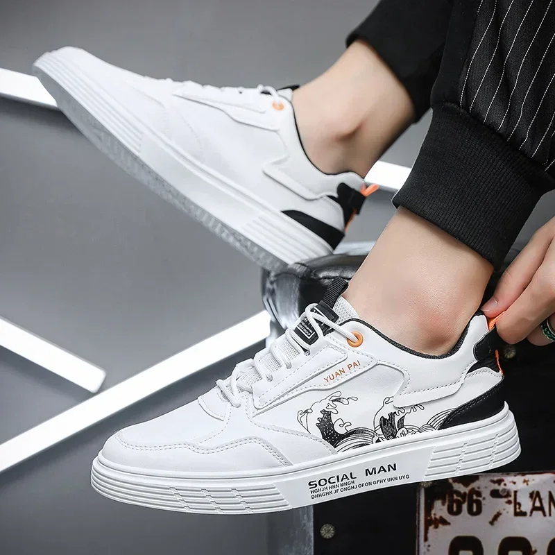 Sneakers Casual Men Shoes Spring New Korean Version Trend All-match Canvas Simple Casual Student Skate Shoe Running Outdoors 3