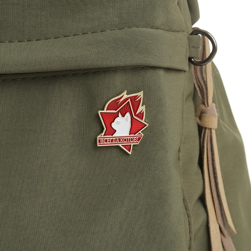 Enamel Pins Custom Cat Star Brooches Lapel Badges for Cat Lover Friends