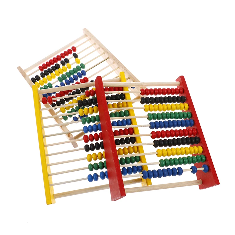 Intelligence Development Wooden Abacus For Kids Mathematics For 3-6 Year Olds Wooden Children's Educational Toys wooden abacus wooden math teaching toys