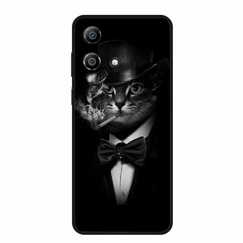 Sleek Black Silicone Soft Back Cover Case - Enhanced Protection