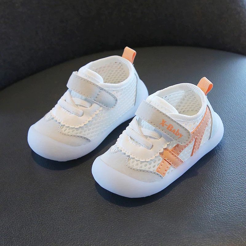Baby Boys Girls Breathable Mesh Baby Walking Shoes Jelly Soft Bottom Casual Shoes 5