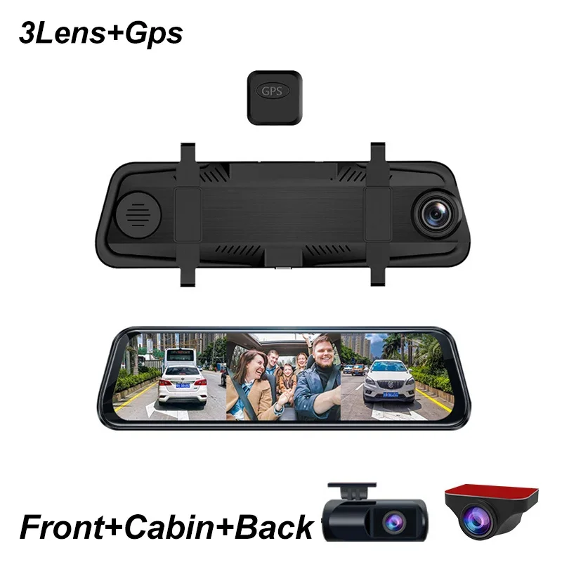 Road Detective K500 Center Console Full-screen Streaming Dash Cam main image 1