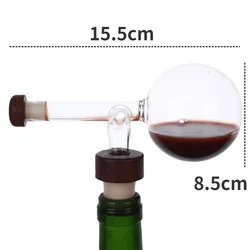 Elegant Portable Wine Aerator and Quick Decanter Spout (Round)