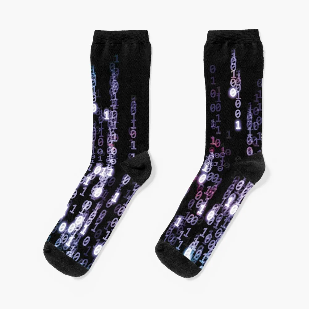 

Copy ofRaining Matrix of Violet and Lavender Socks Christmas Gift For Men