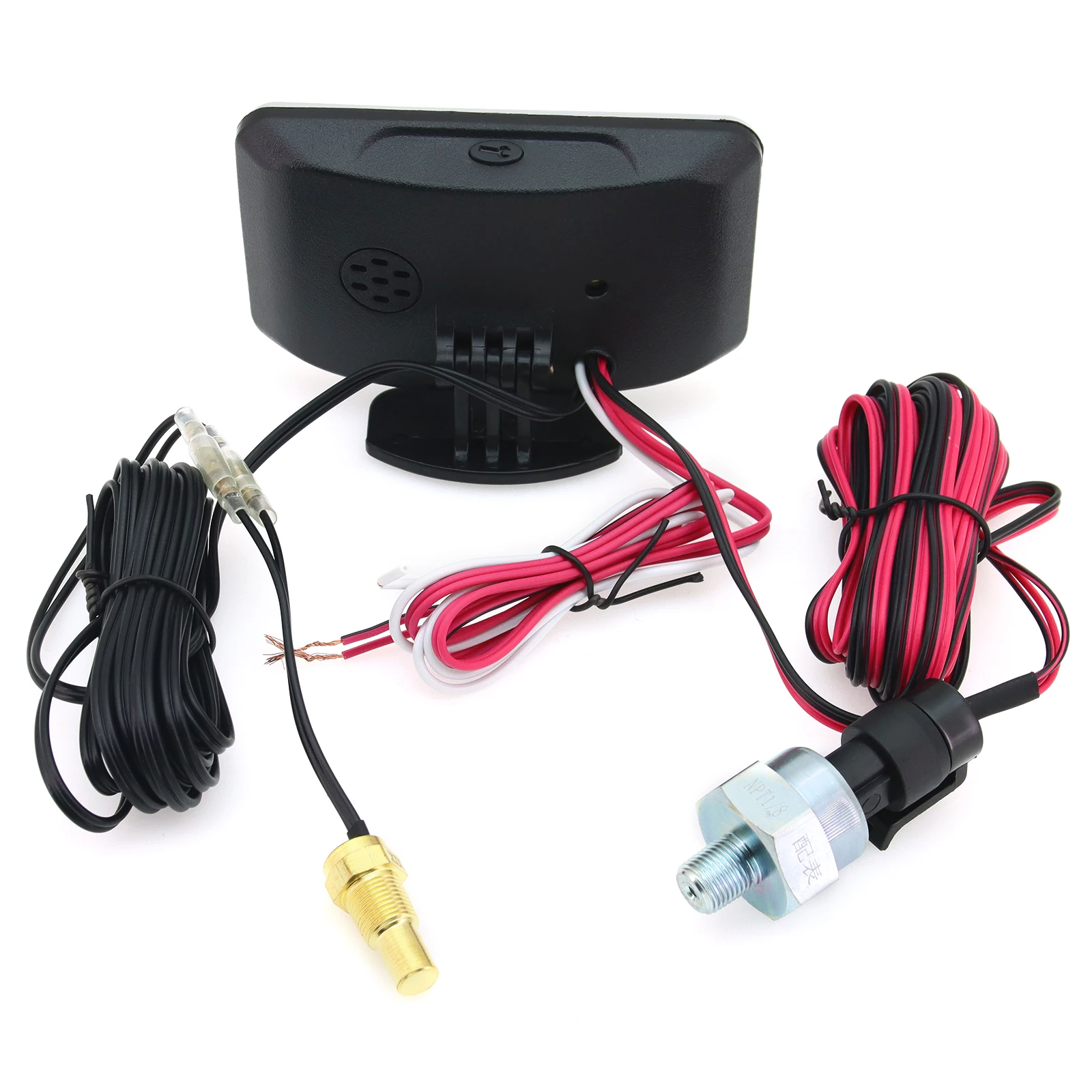 4in1 12V 24V 수온계, 유압계, 연료계, 전압계, 수온 센서(10mm), 유압 센서, 전압계