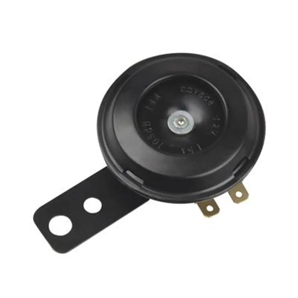 Car Air Horn Black Metal Warn Noisy 12V Car Accessory Claxon Horn Trumpet Automobile Part