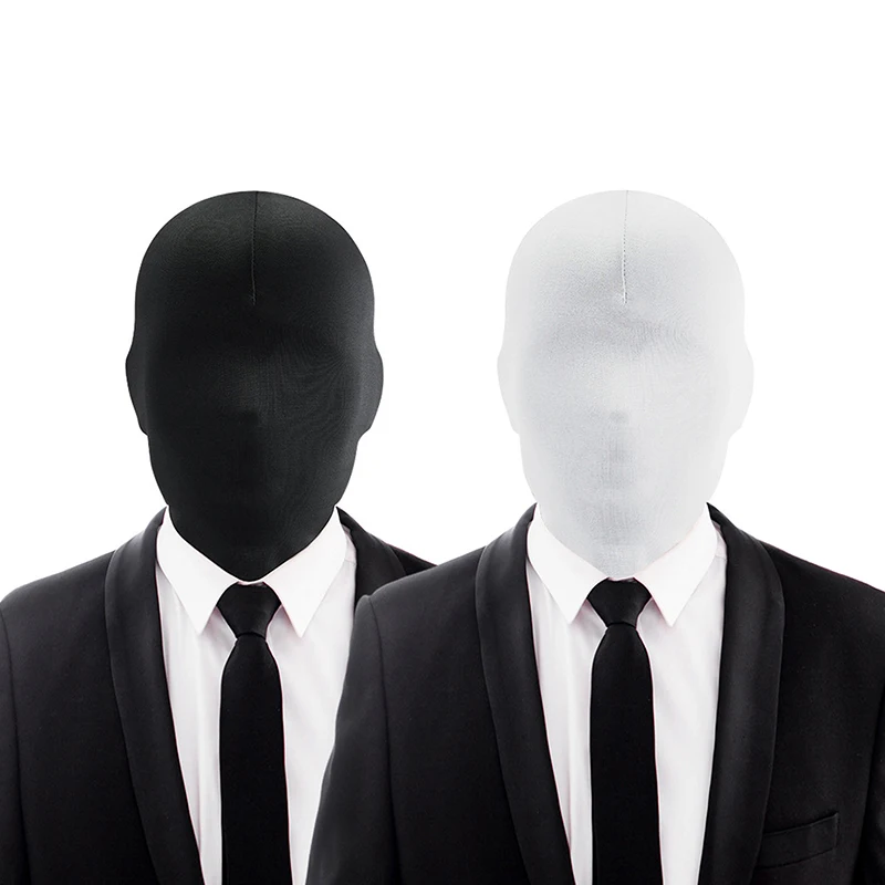 Black Full Face UV Protection Balaclava Hat for Festivals and Cosplay