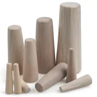 10Pcs Wooden Hole Plugs Kit 7 Sizes Marine Tapered Conical Drain Stopper scupper plugs for boats Yacht Parts and Accessories 1
