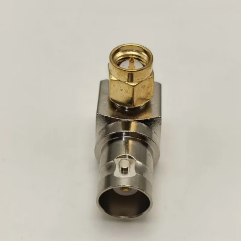 BNC female jack To SMA Male Right Angle Adapter 2pc 90 Degree RF Connector