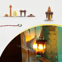 14Pcs Dots LED Light Bricks Compatible with Brand Building Blocks Light for Night Light Model Lighting Decorative Lighting 6
