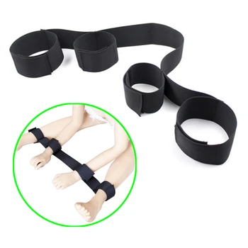 Sex Toys for Woman Couples Handcuffs Open Leg Bdsm Bondage Set Under Bed Restraints Rope Strap System Adult Wrists & Ankle Cuffs 4