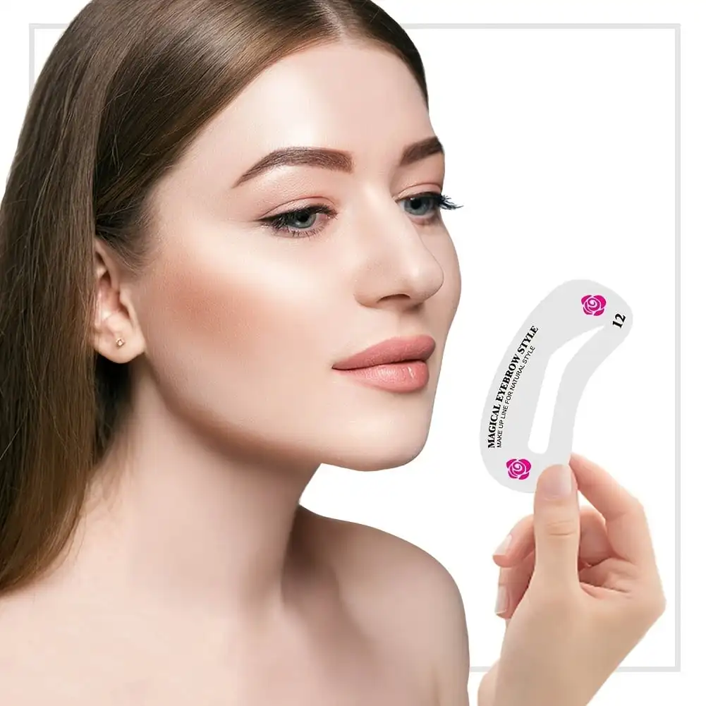 Grooming Eyebrow Stencil Kit 24 Styles for Women makeup tools,eyebrow stencil tool