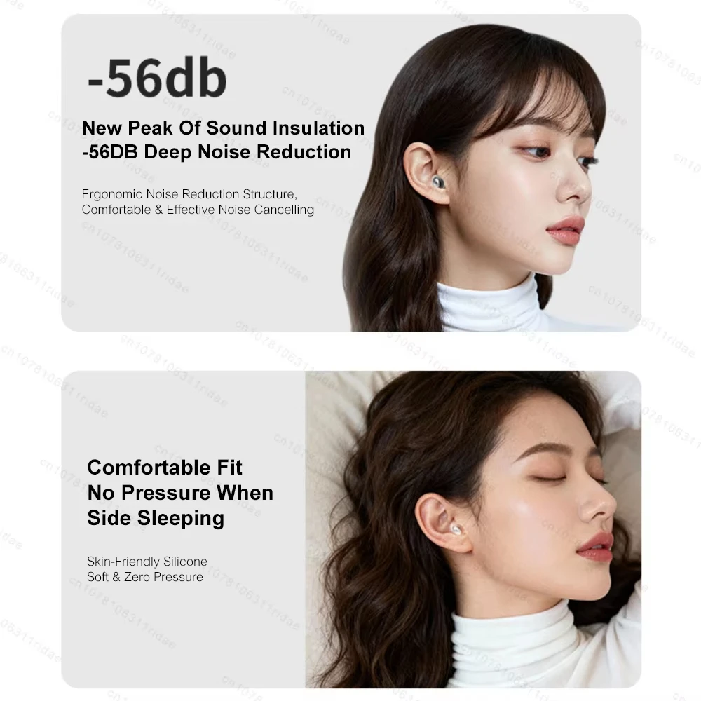 Noise-Cancelling Reusable Silicone Sleeping Earplugs