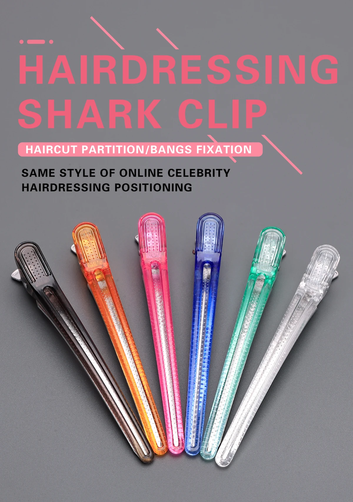 Professional Hairdressing Alligator Clips Set For Hair Styling_voghion.com
