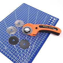 

Leathercraft Rotary Cutter Kit Leather Cutting Tool Leather Craft Fabric Circular Blade Knife DIY Patchwork Sewing Quilting Set