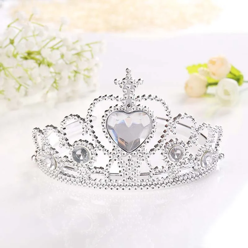 Children Tiara Headdress Headwear Cute Princess Crowns Hairband Headdress For Girls Kids Headband Accessories Baby Accessories cute	 Baby Accessories