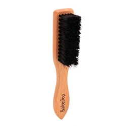 Barbertop Men's Soft Bristle Beard and Neck Brush with Wooden Handle (B)