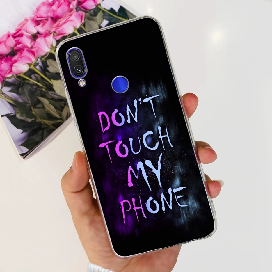 Fashionable Clear Silicone TPU Phone Case - Painted Design Cover