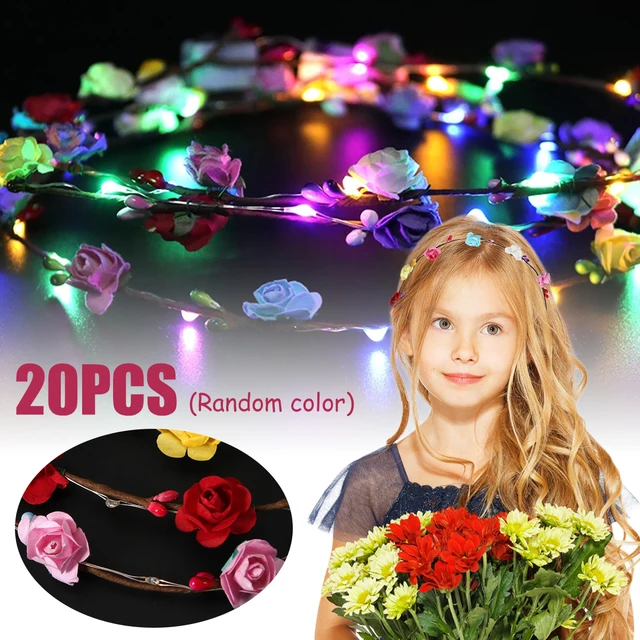 EARENT Diademas Iluminadas Para Rave, Diadema De Neón Para