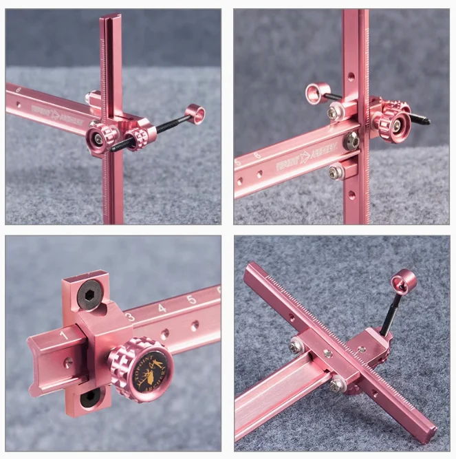 TR1007 archery 6inch recurve bow sight aluminum alloy CNC machining adjustable