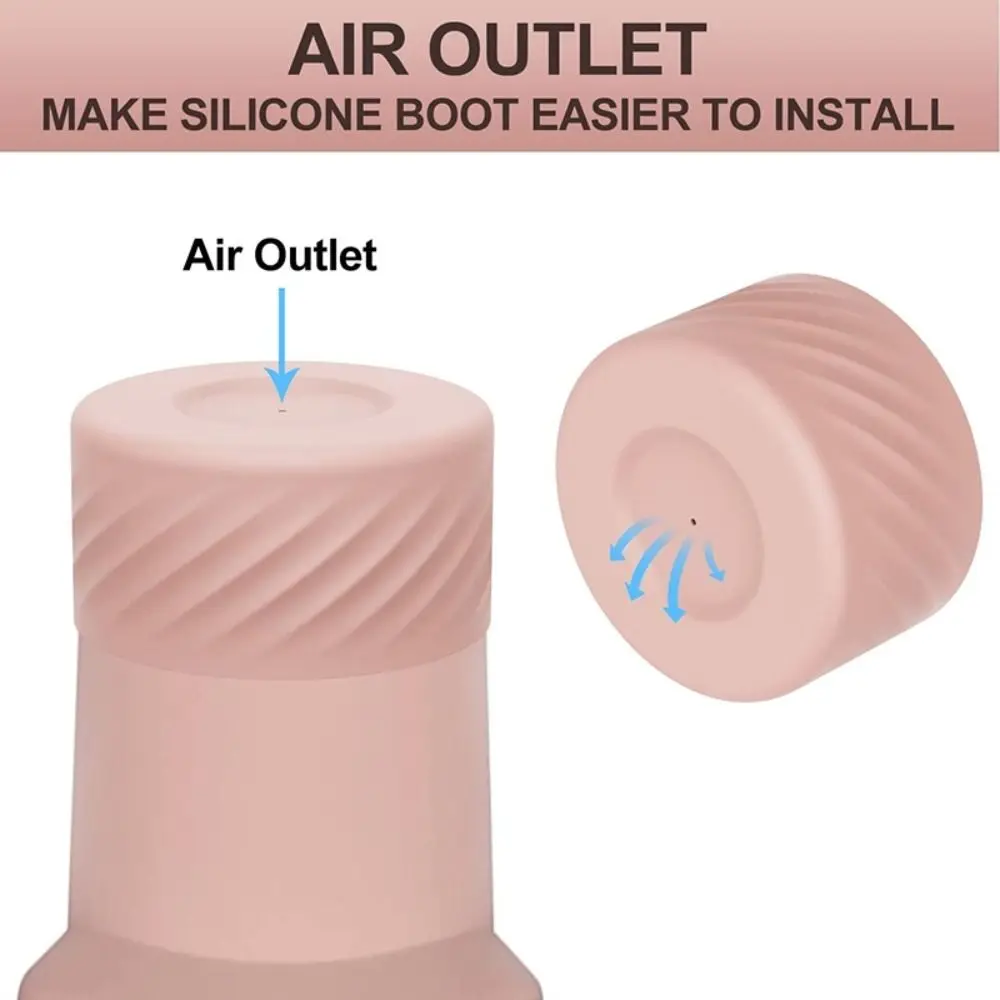 Description Picture 5 of item7.5cm Silicone Boot Bottom Sleeve for Stanley Iceflow 40 oz Anti-Slip Water Bottle Pad Spill Proof Stopper Cup Accessories