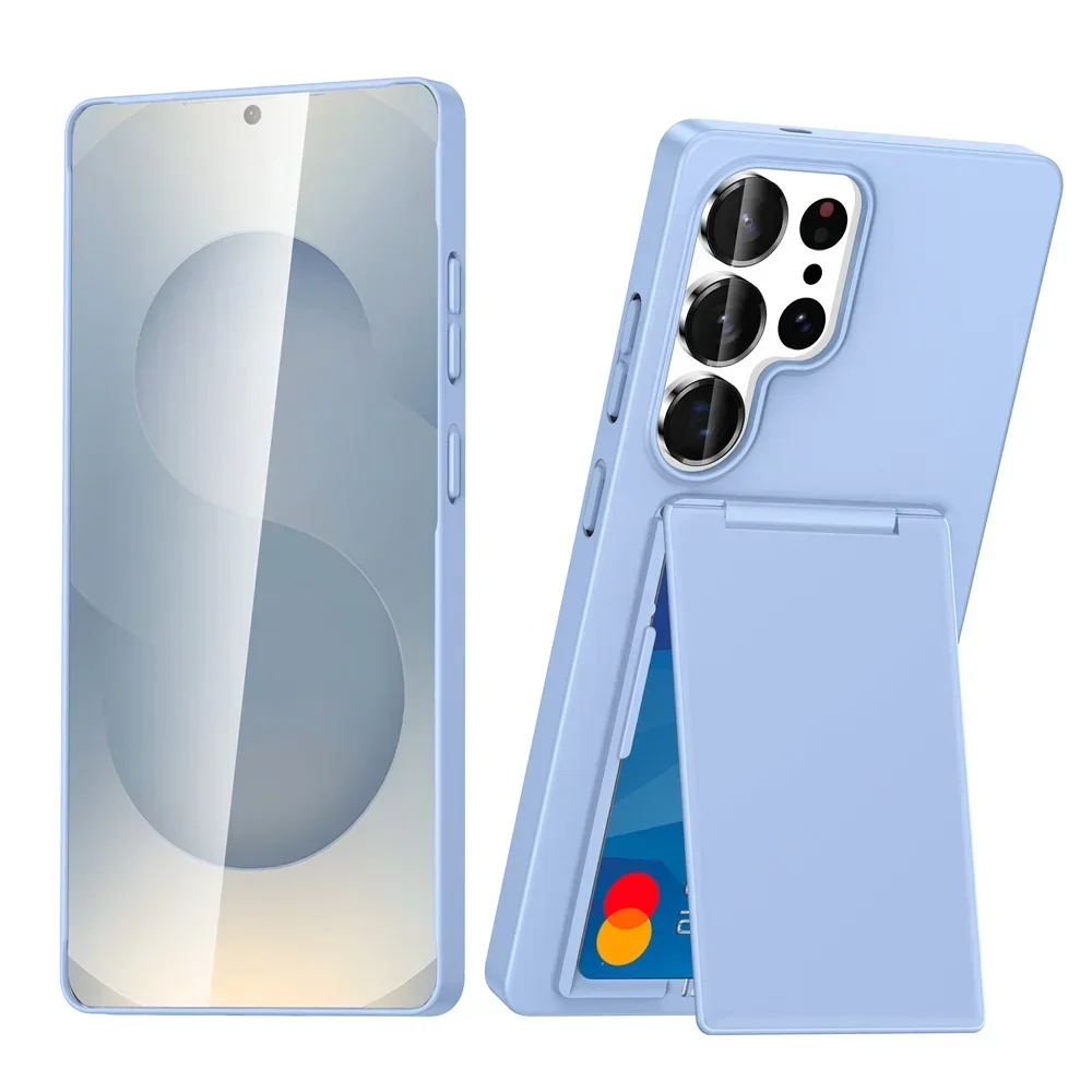 Shockproof Wallet Phone Case with Card Holder and Kickstand