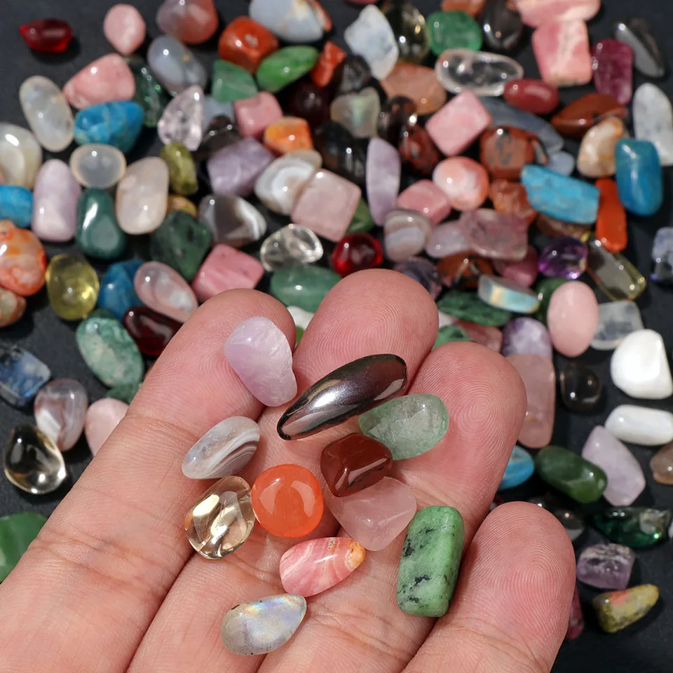 7.5 Pollici/lotto Perline Di Pietra Frantumata Naturale Accessori Per Gioielli In Pietra Di Luna Collana Di Braccialetti Fai Da Te Fatti A Mano All'ingrosso 36 - Foto 7