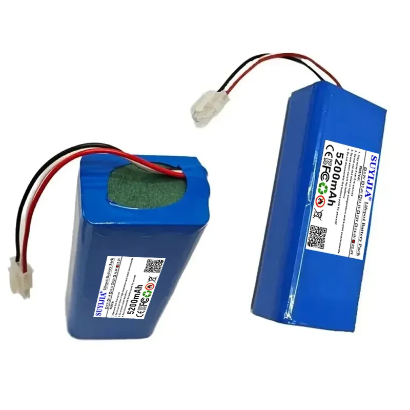 Batterie Li-ion 22.2V 5200mAh 6S2P 18650 pour Drone RC avec BMS