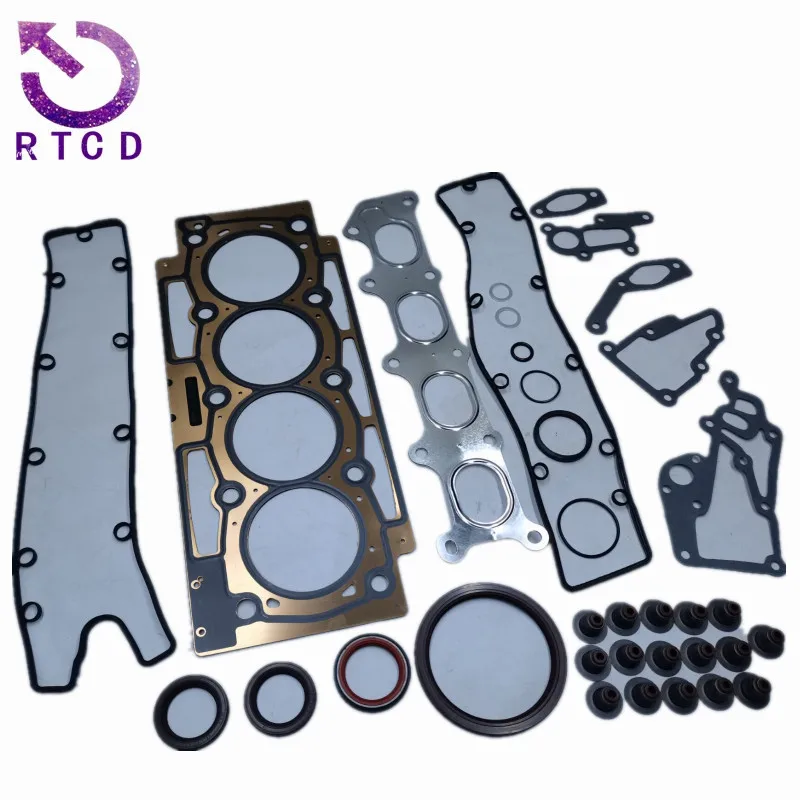 2.0Engine Overhaul Package Complete Engine Gasket For Peugeot 206 307 406 407 607 806 807 Citroen C4 C5 C8 0197Y1